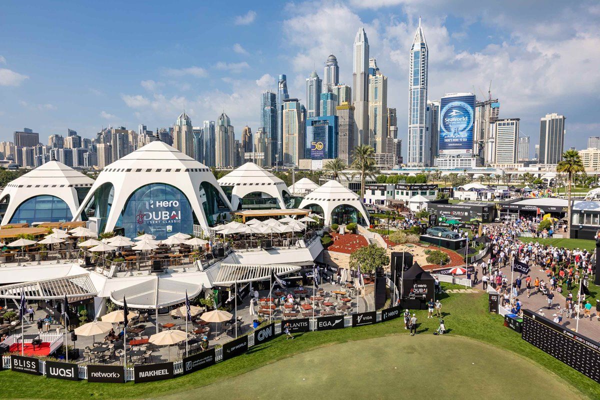 The Majlis clubhouse at Emirates Golf Club