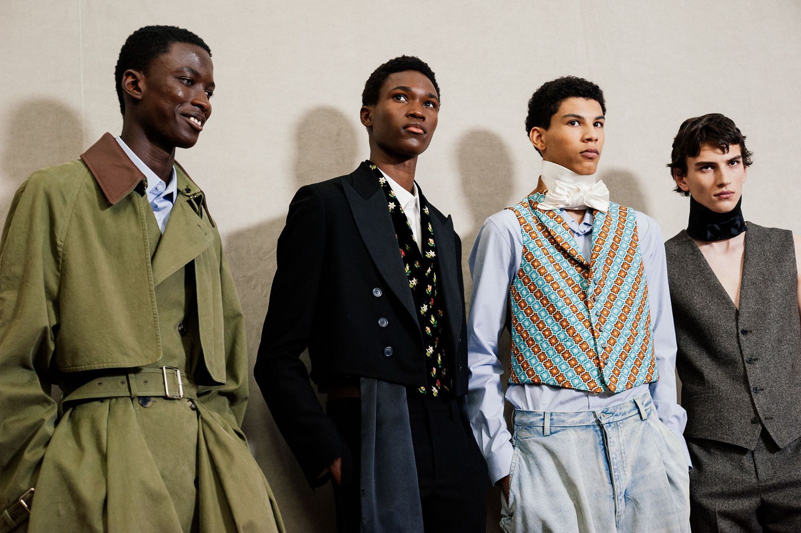 Tailoring shown during Paris menswear week