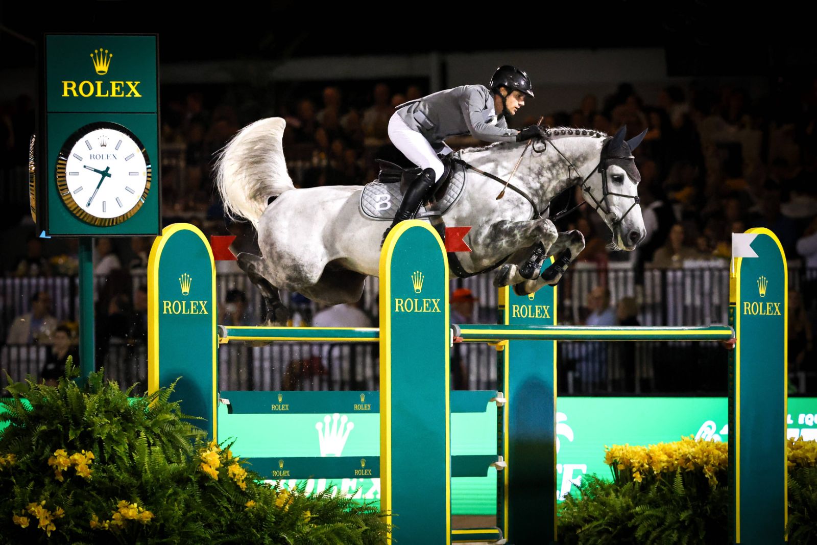 A grand prix round in the international arena at Wellington