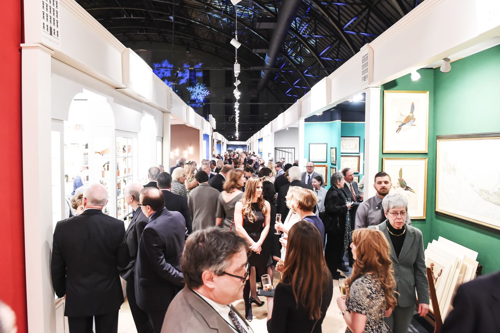 Guests at the Opening Night Party of the Winter Show